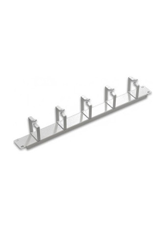1U Organizer Yatay Beyaz Metal Kancalı